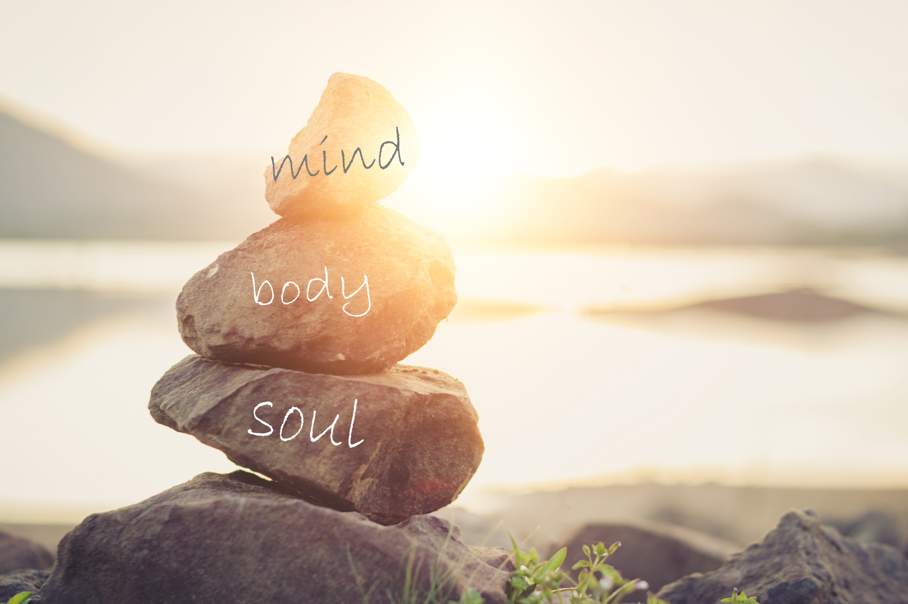 Concept body, mind, soul, spirit